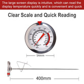 Deep Fry Candy Thermometer with Stainless Steel Probe